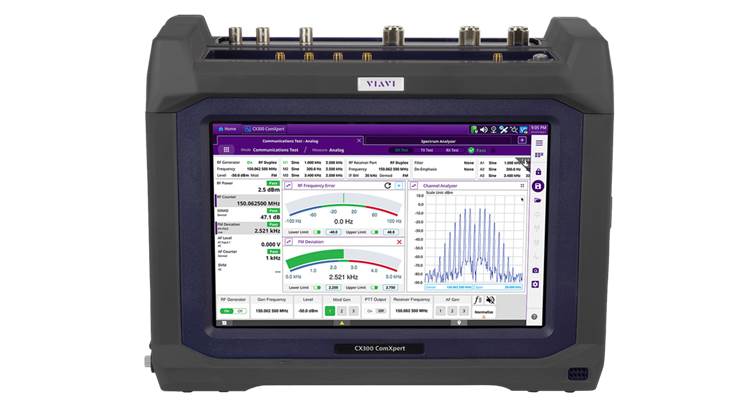 VIAVI Unveils All-In-One LMR, PMR and LTE Radio Test Set