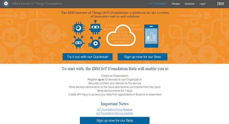 IBM Unveils IoT Foundation, Extends Bluemix PaaS with Fully Managed Cloud Service Offering